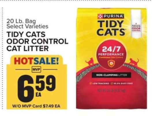 Tidy Cats Odor Control Cat Litter