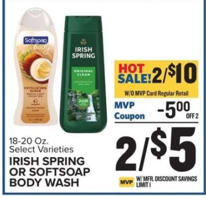 Irish Spring or Softsoap Body Wash