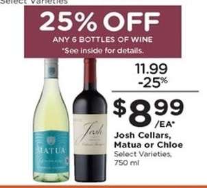 Josh Cellars, Matua or Chloe