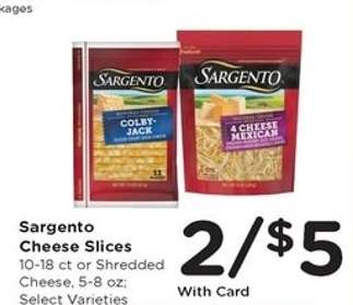 Sargento Cheese Slices*