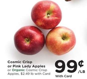 Cosmic Crisp or Pink Lady Apples