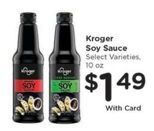 Kroger Soy Sauce