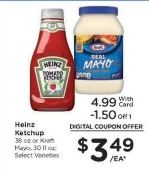 Heinz Ketchup or Kraft Mayo