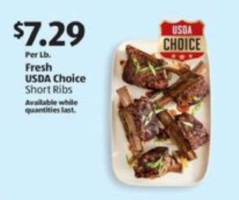Fresh USDA Choice Short Ribs