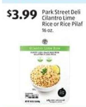 Park Street Deli Cilantro Lime Rice or Rice Pilaf