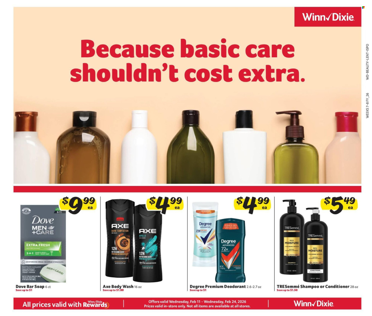 Winn Dixie ad - 02/11/2026 - 02/24/2026. Page 1