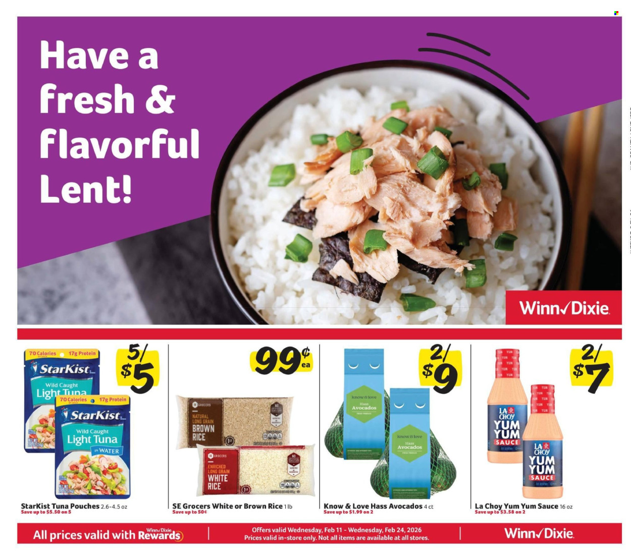Winn Dixie ad - 02/11/2026 - 02/24/2026. Page 8