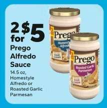 Prego Alfredo Sauce