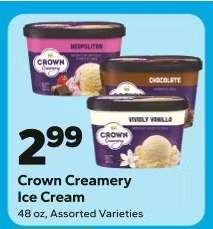 Crown Creamery Ice Cream