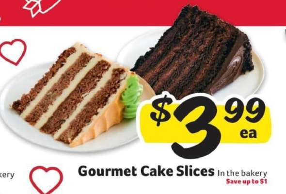 Gourmet Cake Slices