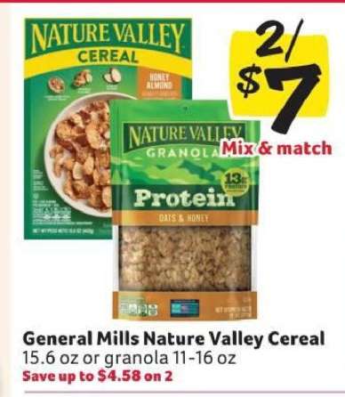 General Mills Nature Valley Cereal