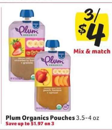 Plum Organics Pouches