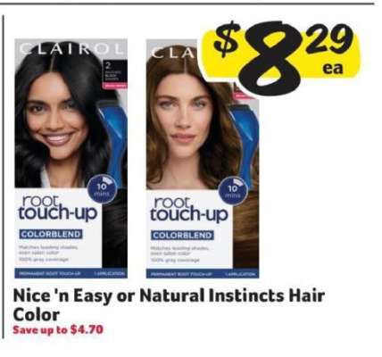 Nice 'n Easy or Natural Instincts Hair Color