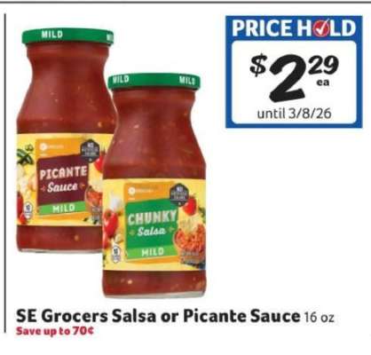SE Grocers Salsa or Picante Sauce