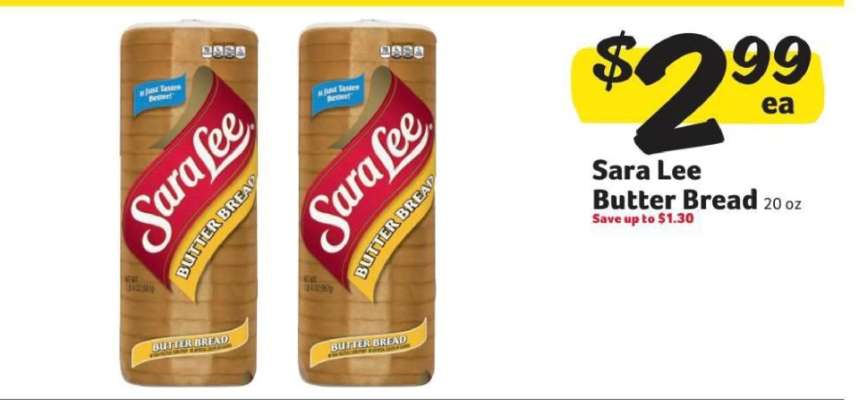 Sara Lee Butter Bread