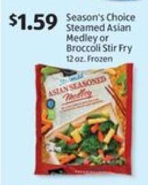 Season's Choice Steamed Asian Medley or Broccoli Stir Fry