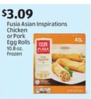 Fusia Asian Inspirations Chicken or Pork Egg Rolls