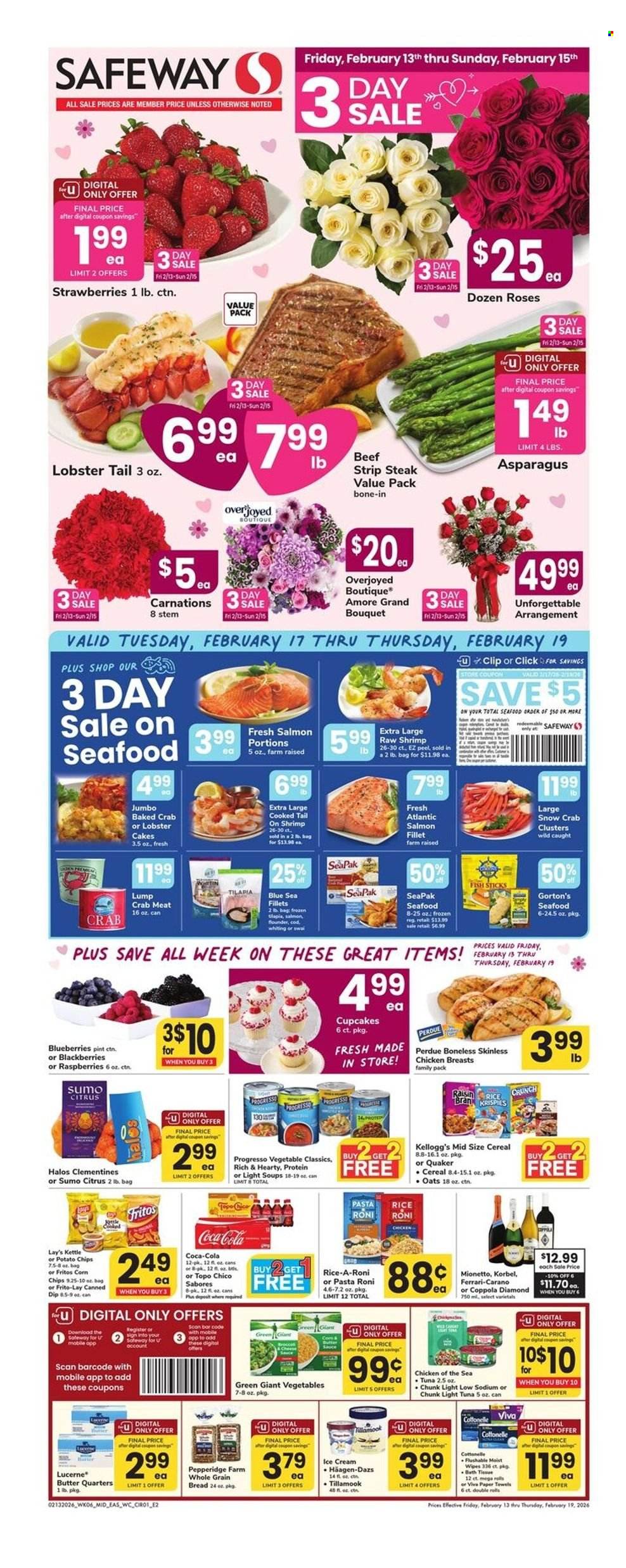 Safeway ad - 02/13/2026 - 02/19/2026. Page 1