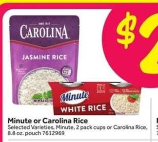 Minute or Carolina Rice