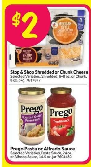 Stop & Shop Shredded or Chunk Cheese