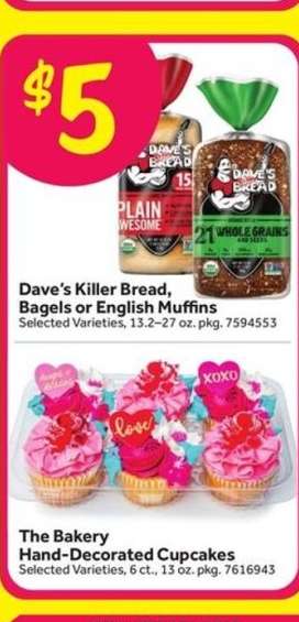 Dave's Killer Bread, Bagels, or English Muffins