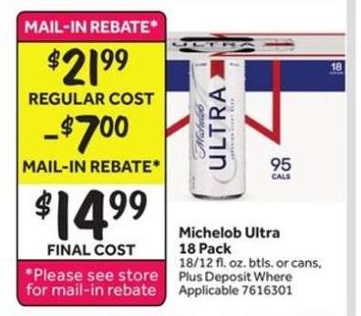 Michelob Ultra 18 Pack