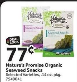 Nature’s Promise Organic Seaweed Snacks