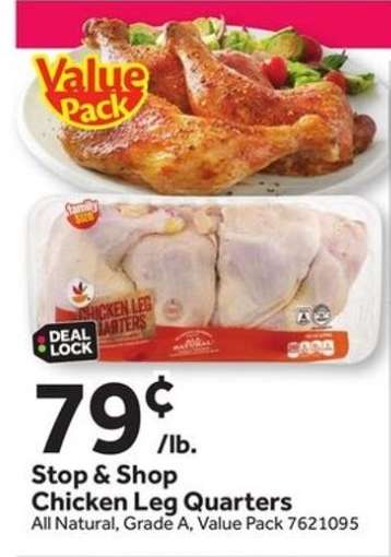Stop & Shop Chicken Leg Quarters
