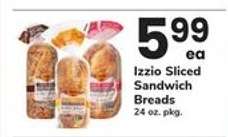 Izzio Sliced Sandwich Breads