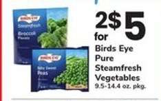 Birds Eye Pure Steamfresh Vegetables