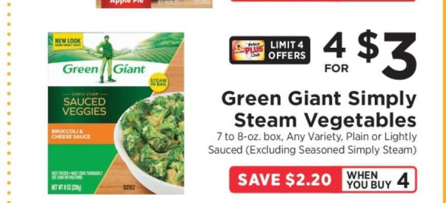 Green Giant Simply Steam Vegetables
