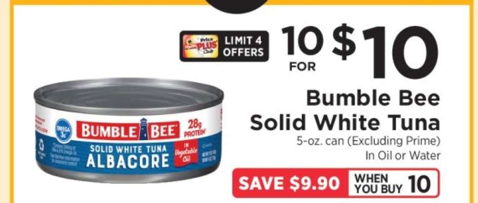 Bumble Bee Solid White Tuna