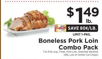 Boneless Pork Loin Combo Pack