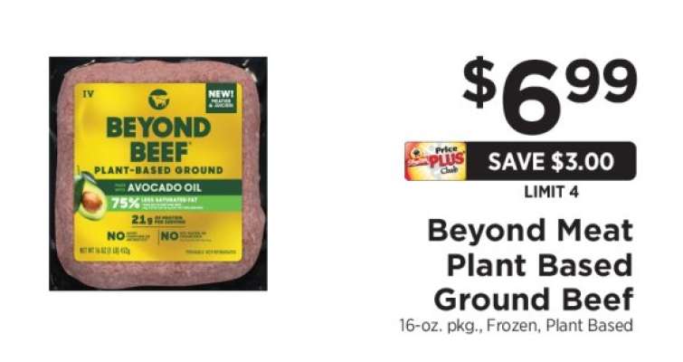 Beyond Meat Plant Based Ground Beef