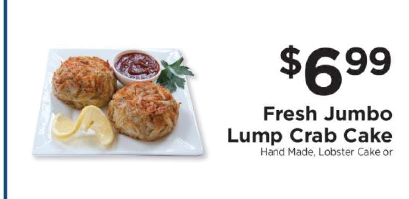 Fresh Jumbo Lump Crab Cake