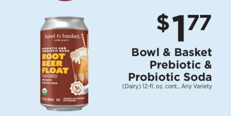 Bowl & Basket Prebiotic & Probiotic Soda