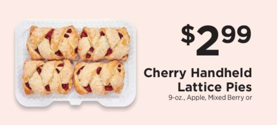 Cherry Handheld Lattice Pies