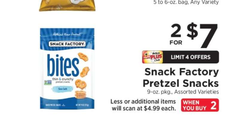 Snack Factory Pretzel Snacks