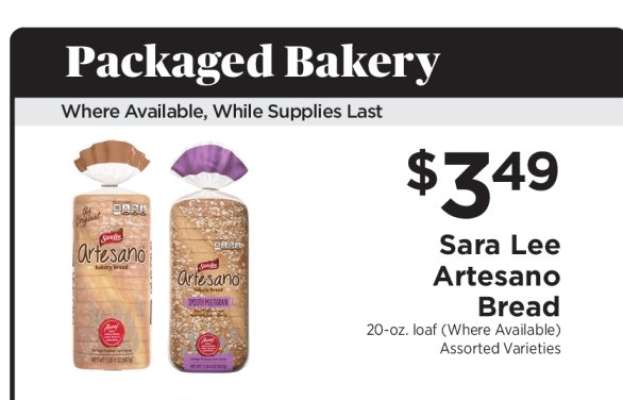 Sara Lee Artesano Bread