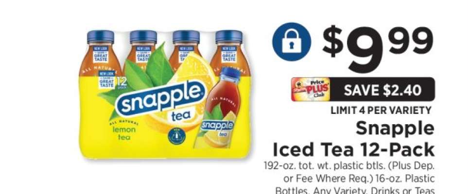 Snapple Iced Tea 12-Pack