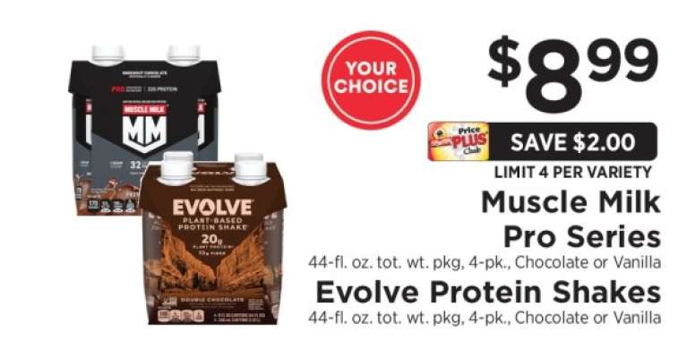 Muscle Milk Pro Series / Evolve Protein Shakes