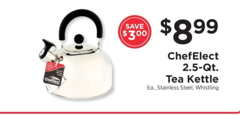 ChefElect 2.5-Qt. Tea Kettle