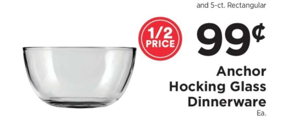 Anchor Hocking Glass Dinnerware