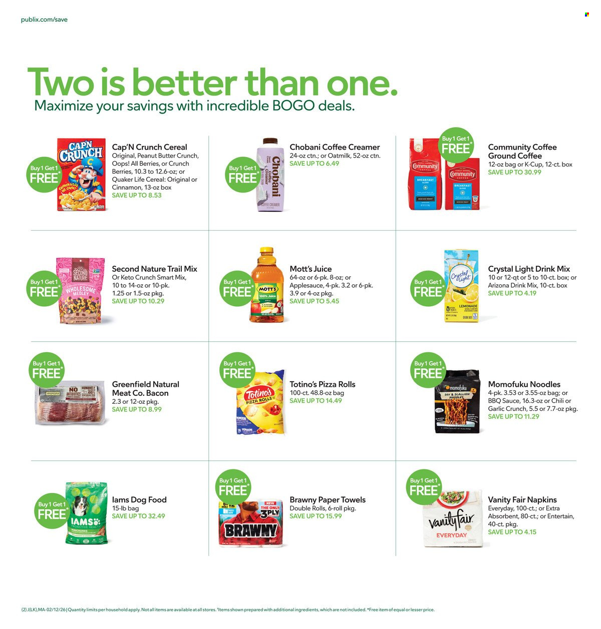 Publix ad - 02/12/2026 - 02/18/2026. Page 2
