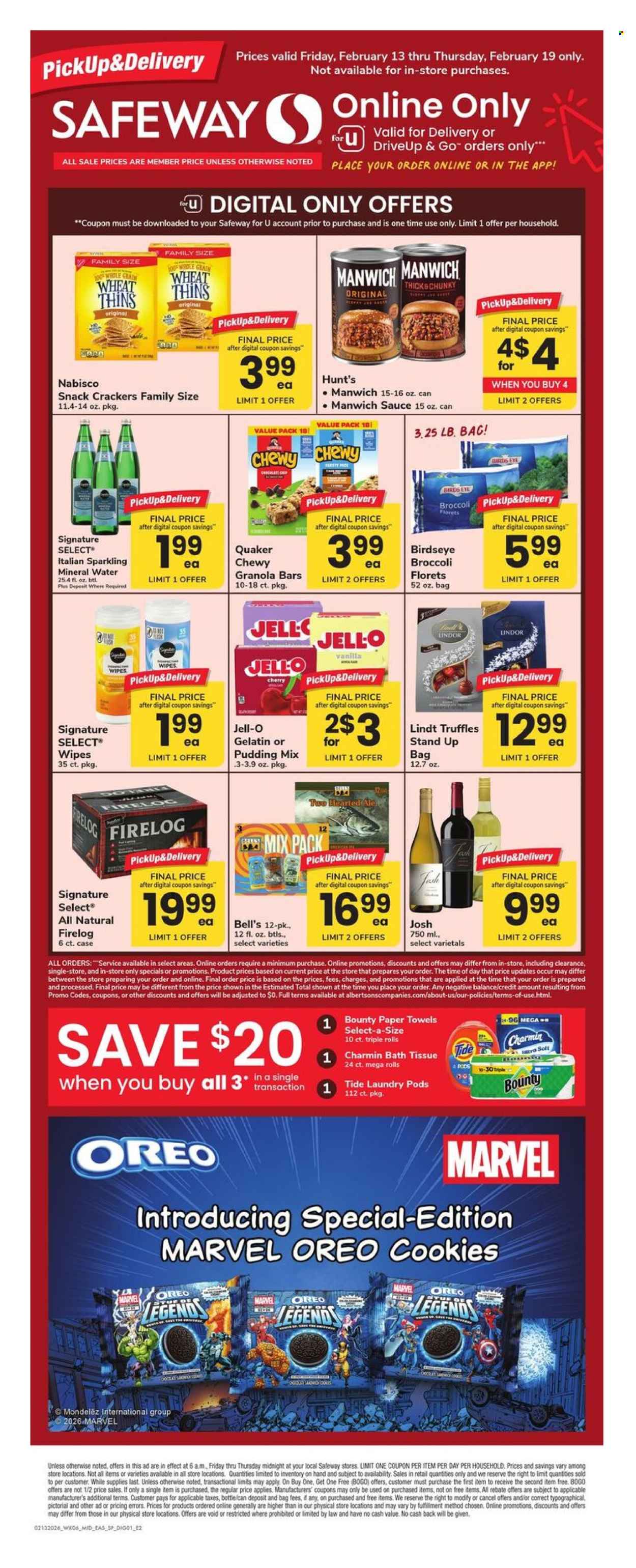 Safeway ad - 02/13/2026 - 02/19/2026. Page 1