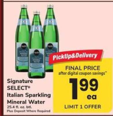 Signature SELECT Italian Sparkling Mineral Water