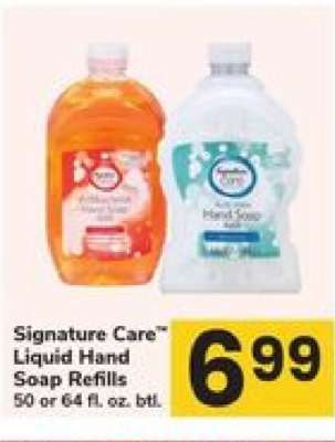 Signature Care Liquid Hand Soap Refills
