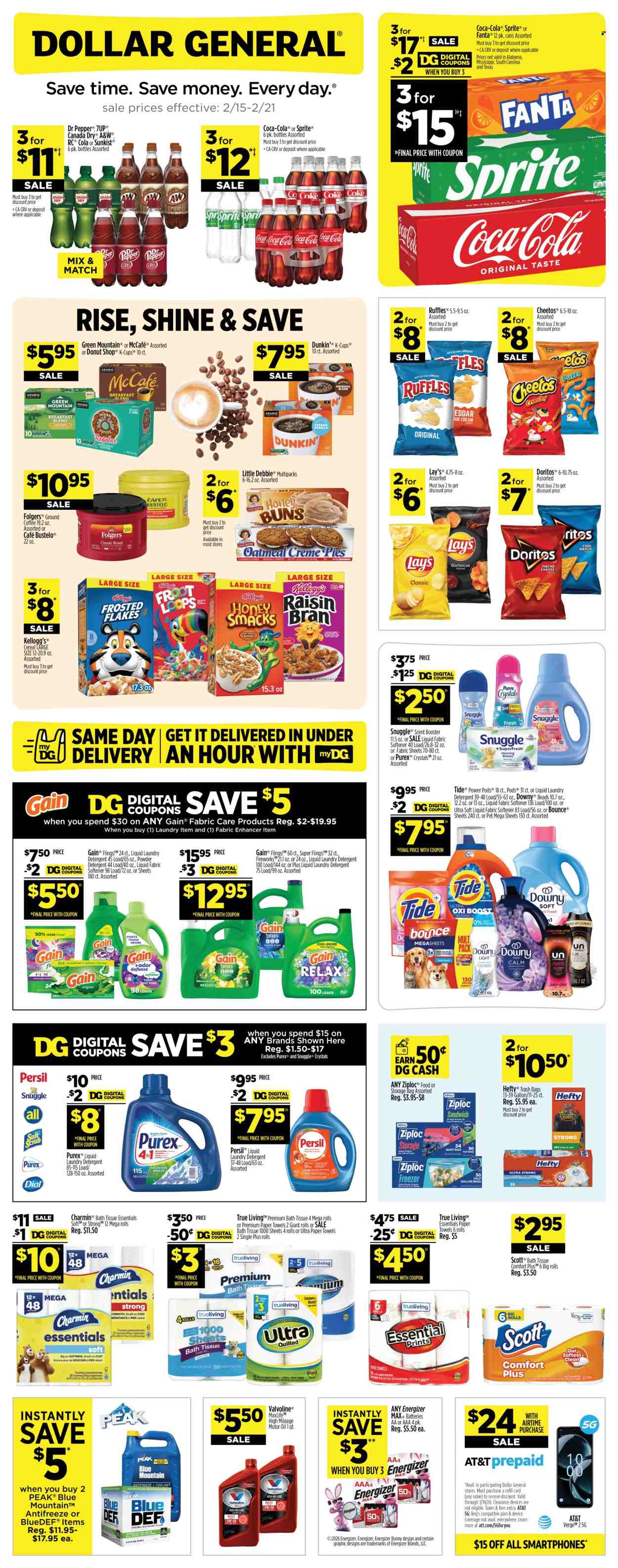 Dollar General ad - 02/15/2026 - 02/21/2026. Page 1