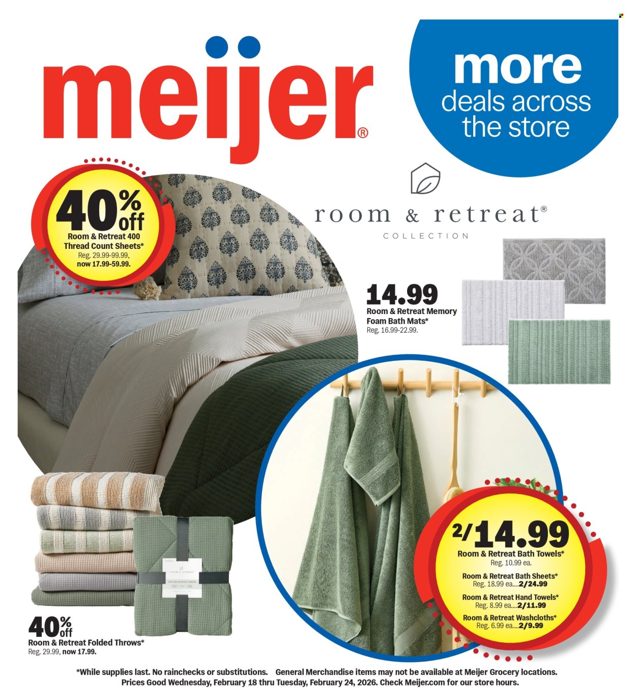 Meijer ad - 02/18/2026 - 02/24/2026. Page 1