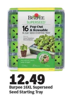 Burpee 16XL Superseed Seed Starting Tray